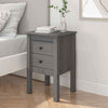 1/2x Solid Wood Pine Bedside Cabinet Side Table Furniture Multi Colours