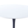 90cm Round Indoor Kitchen Office Dining Table Bistro Leisure Metal Pedestal Base