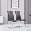 Grey Dining Table And 4 Chairs Dining Room Wood kitchen table and Leather chairs