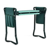 Folding Garden Kneeling Stool Portable Padded Kneeler and Seat W/ 2 Tool Pouches