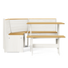 Corner Dining Set L Shaped Diner With Bench Booth Kitchen Trestle Solid Pine