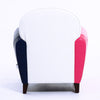 Retro/Vintage Tub Accent Chair Upholstered Padded Armchair Lounge Fabric Sofa UK
