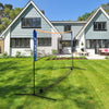 Portable Badminton Net Set with Folding Poles Stand Indoor Outdoor Garden Beach