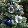 5/10/25/50x Glass Ball Shape 6/8/10 cm Empty Bauble Home Christmas Tree Hanging