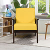 Modern Upholstered Accent Sofa Chair Wooden Armchair Leisure Lounge Chair