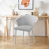 4 Pcs Modern Dining Chairs Plastic Seat Kitchen Restaurant Chair Home Office Set