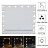Hollywood Cosmetic Mirror LED Light MakeUp Vanity Shaving Bath Round/Rectangular