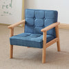 Children Armchair Sofa Upholstered Kids Bedroom Playroom Furniture Wooden Frame