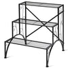 3 Tier Steel Plant Stand Ladder Flower Pot Storage Rack Plant Display Organizer