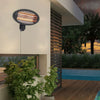 Set of 2 Garden Patio Heater Warmer Wall Mounted Electric Heating 650/1350/2000W