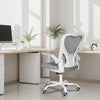 Fabric Office Chair Task Computer Desk Chairs 30° Rocking Seat Padded Arms Grey