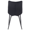 2/4/6x Dining Chairs Velvet Padded Chairs w/ Backrest for Lounge Kitchen Counter