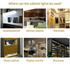 3/6PCS Under Cabinet Lights Kit LED Kitchen Counter Closet LED Puck Display Lamp