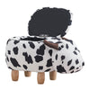 Upholstered Animal Shaped Ottoman Ride-on Footrest Stool Rest Seat TOY Kids New