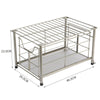 Slide Out Drawer Basket Metal Wire Organizer Under Sink Bathroom Storage Unit