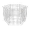 Gabion Baskets Outdoor Cages Stone Wire Mesh Planter Raised Vegetable Bed Steel