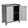 Metal Filing Cabinet Storage Organize Lockable HomeOffice Mobile 2-Door Cupboard