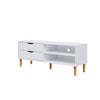 TV Cabinet Vintage TV Stand Console Table TV Unit Centre Table with Storage Cube