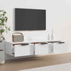 Wall Cabinet Floating TV Unit Media Cabinet Storage Engineered Wood