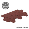 Hexagonal Roofing Felt Shingles Tiles Roof Asphalt Shed Houses Log House Cabins