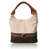 Womens Large Slouch Shoulder Bag Contrast Detail Large Tote Ladies Handbag