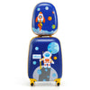 2Pcs 12" 16" ABS Kids Suitcase Backpack Luggage Set School Travel Lightweight