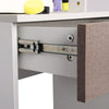Dressing Table with Drawers, Mirror Stool Set Makeup Desk Vanity Table Bedroom