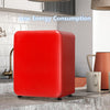 Adjustable Mini Fridge Compact Portable Refrigerator for Car Home Office Dorm
