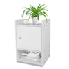 White Bedside Table Drawer Cabinet Bedroom Furniture Storage Nightstand Wooden