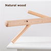 2x Wall Mounted Coat Rack Hat Rack Stand Wood Tree Hanger Hooks Modern Vertical