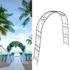Garden Arch Plant Climbing Trellis Metal Archway Arbour Arched Frame Tubular