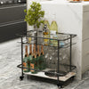 Kitchen Dining Tea Drinks Bar Trolley Alcohol Serving Cart Sofa Side Drink Table