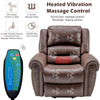 Electric Riser Recliner Message Chair PU Leather Armchair Reclining Single Sofa
