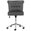 Velvet Adjustable Office Chair Swivel Office Study Computer Desk Chair Ergonomic