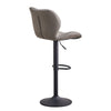 Modern 2 Velvet Bar Stools Diamond Seat Kitchen Salon Chairs Pub Gas Lift Swivel