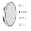 Waterproof Round LED ILLUMINATED Bathroom Mirror Touch/Demister/Gradient Light
