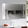 LED Illuminated Bathroom Vanity Mirror w/Lights Demister Shaver Socket 800x600mm