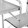 Aluminium Camping Table Folding Storage Kitchen Unit Outdoor Cook Station w/Bag