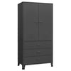 Industrial Wardrobe Anthracite 90x50x180 Metal F5Z4