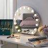 15Bulb Dimmable LED Light Hollywood Dressing Table Mirror Vanity Cosmetic Mirror