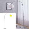 Retro Arch Design Reading Light Floor Lamp Dome Lampshade Marble Standing