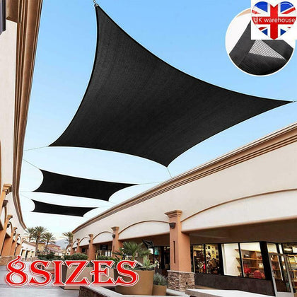 Sun Shade Sail Canopy Garden Patio Awning 98% UV Block Sunscreen Outdoor Screen