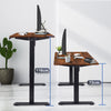 Flamaker 140x70 cm Electric Standing Desk Height Adjustable Computer Desk