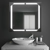 Wall LED Bathroom Mirror Cabinets with Shaver Socket Bluetooth Storage Cupboard