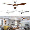 52 INCH Ceiling Fan with 3 Color Light 3 Blades LED Lighting Remote Control Fans