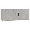 8 Piece TV Cabinet Set Concrete Grey Engineered Wood Y9N6