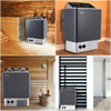 3-9kw Electric Wet&Dry Sauna Heater Rock Stove Hotel Spa Shower Bathroom Machine