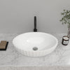 Gloss White Bathroom Vanity Wash Basin Sink Countertop 480x320x130 Ceramic Waste