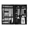 BBQ Tool Set 26 PCS Cooking Utensils Barbecue Tongs Fork Spatula Stainless Steel