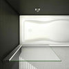 800x1400mm 180 Pivot Shower Bath Screen Frameless Over 6mm Glass Door Panel